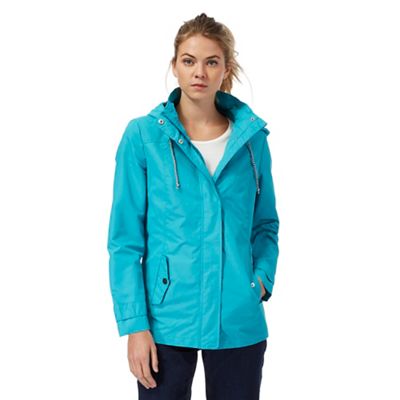 Turquoise fleece lined jacket